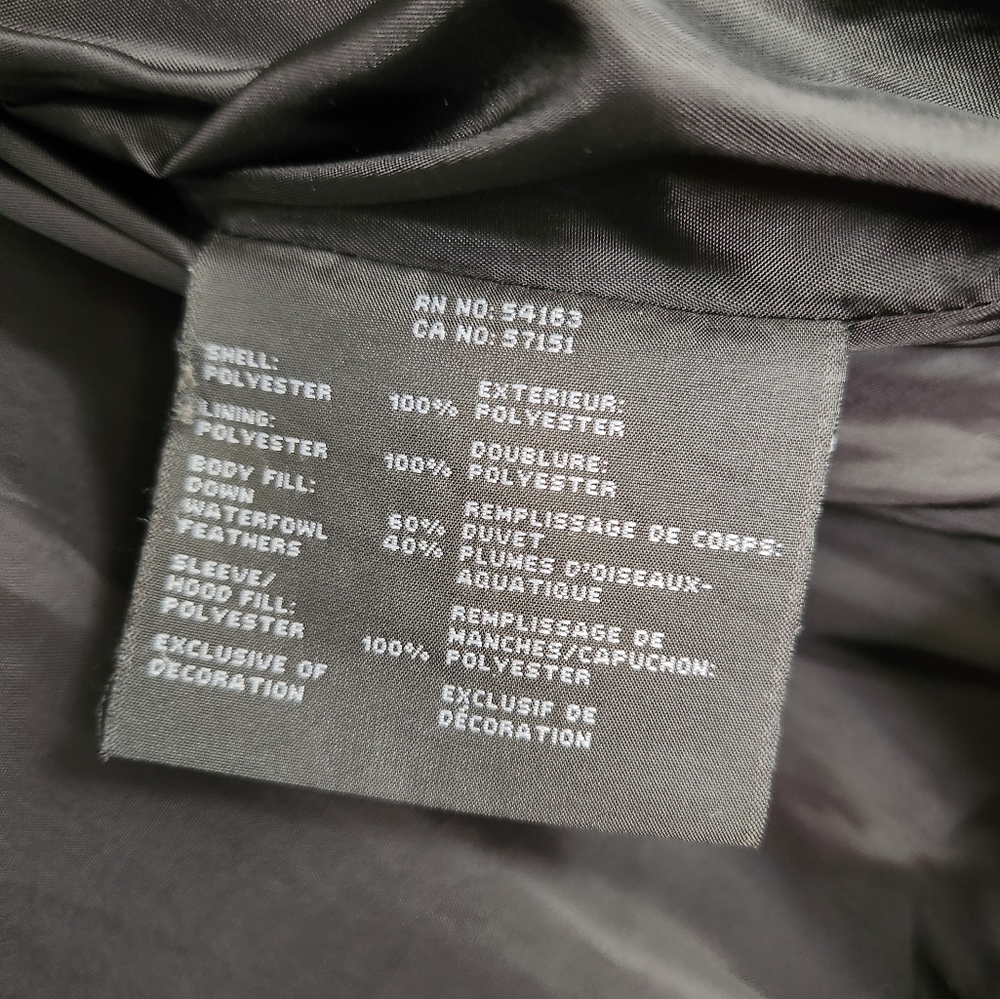 Andrew Marc Black Down Puffer Jacket  Coat - Picture 5 of 16